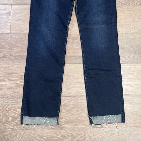 Frame Denim Le High Straight Jeans Cabana Raw Stagger Hem 27 - Picture 4 of 10